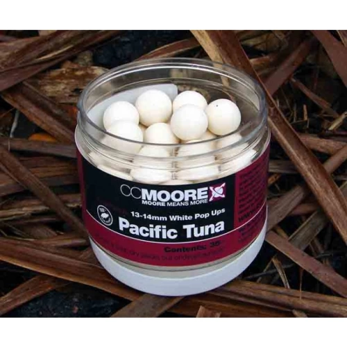 CC MOORE New Pacific Tuna White Pop Ups 13/14mm