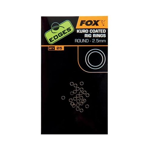 Fox Edges Kuro O Rings 3.7mm Large  x 25pc