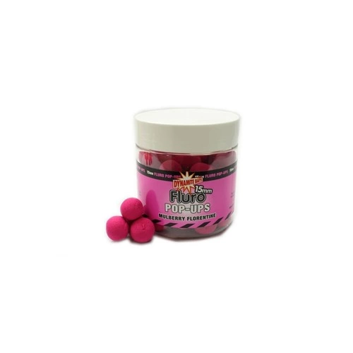 Dynamite Baits Mulberry Fluro Pop-Ups 15mm+Booster