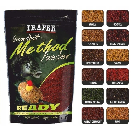 Traper Method Feeder Ready 750g Lin Karas