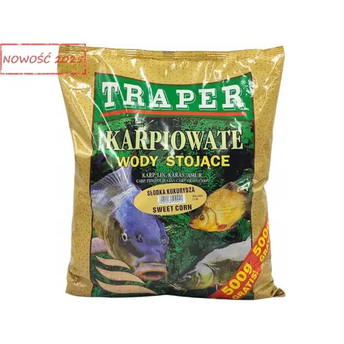 Traper Zanęta Wody Stojące 2,5kg Słodka Kukurydza