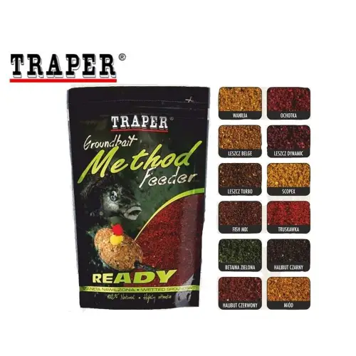 Traper Zaneta Method Mix Ready 750g Halibut Red