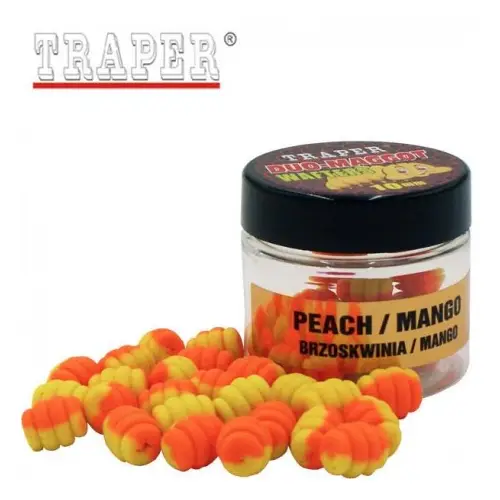 Traper M/F Wafter Duo Magot 10mm 25gr Brzoskwinia