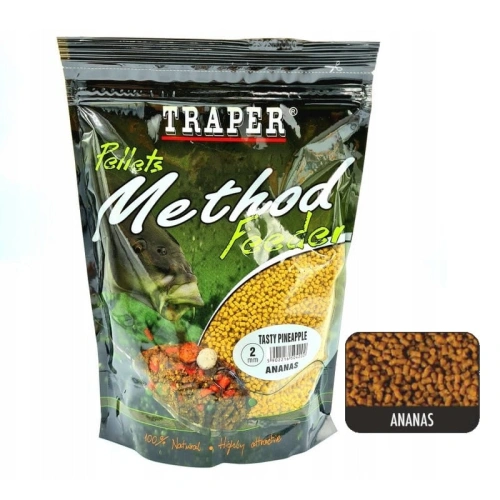 Traper Method Feeder Pellet 2mm 500g Ananas