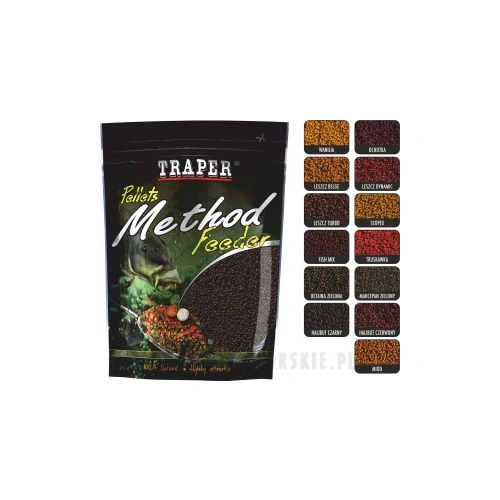 Traper Method Pellet 2mm 500g Bloodworm