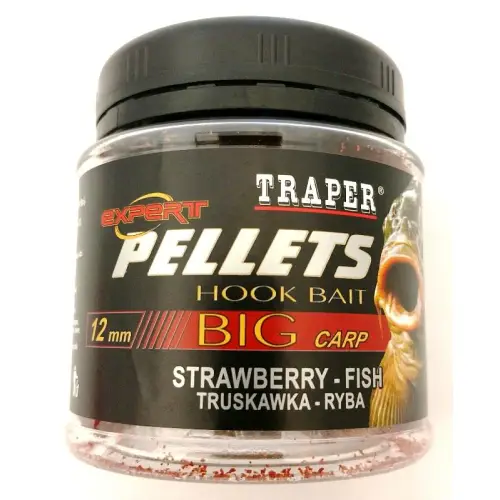 Traper Pellet Expert 12mm 100g Truskawka Ryba