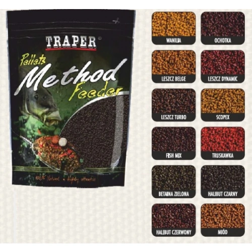 Traper Method Feeder Pellet Wanilia 2mm 500g