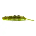 FishUP Tanta 3” 6pcs #204 Green Pumpkin Chartreuse