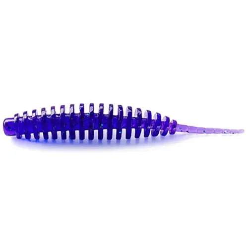 FishUP Tanta 3” 6pcs #060 Dark Violet Peacock Silv