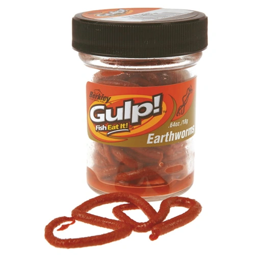 Berkley GULP EarthWorms 10cm Red