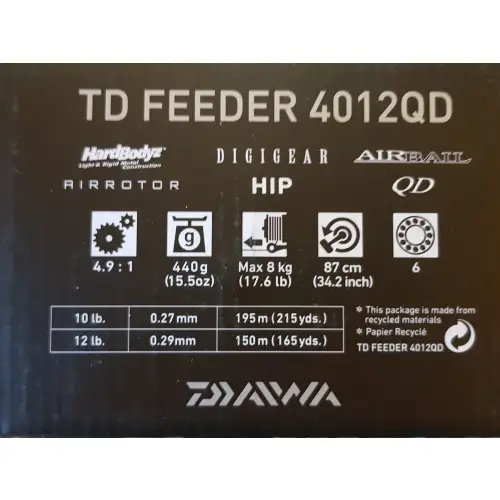 Kolowrotek Daiwa Team Daiwa Feeder 4012 QD