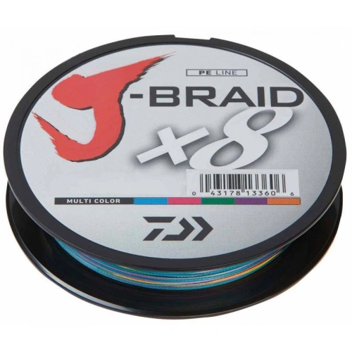 Daiwa J-Braid X8 0.22mm 300m multi coolor