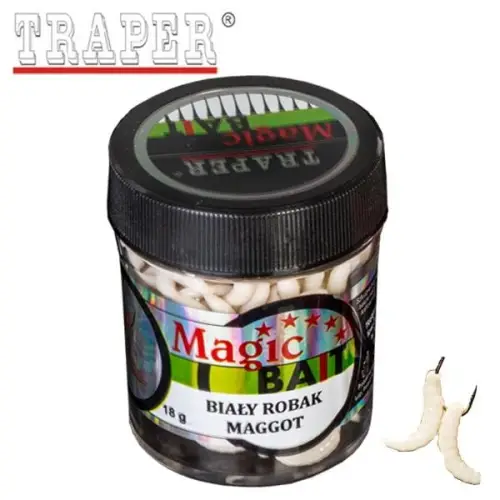 Traper Sztuczne Robaki Białe 18g