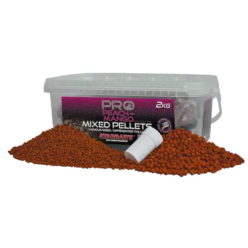 Starbaits Probiotic Peach, Mango Pellet Mix 2kg