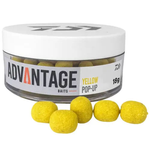 Daiwa Advantage Pop Up Yellow Sweetcorn 8/10mm