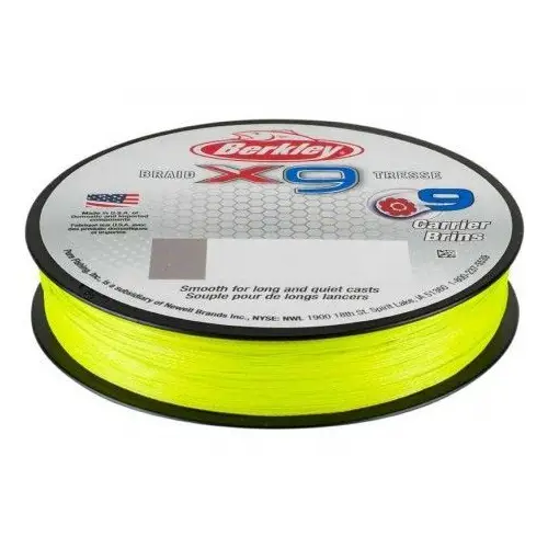 Berkley X9 Braid 0,08mm 150m Fluo Green 7,6kg