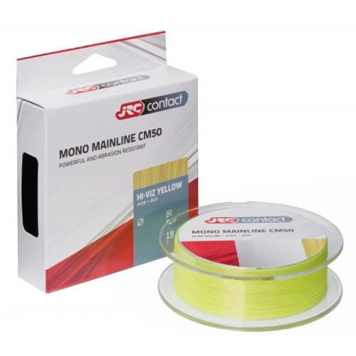 JRC CONTACT CM50 600m 0.28mm HViz Yellow 7kg