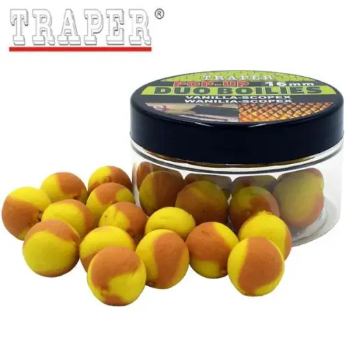 Traper Duocolor Pop Up 16mm 40g Wanilia Scopex