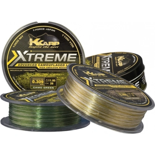 K-KARP eXTReme CAMO WEED 0,28mm 9,80kg 1000m