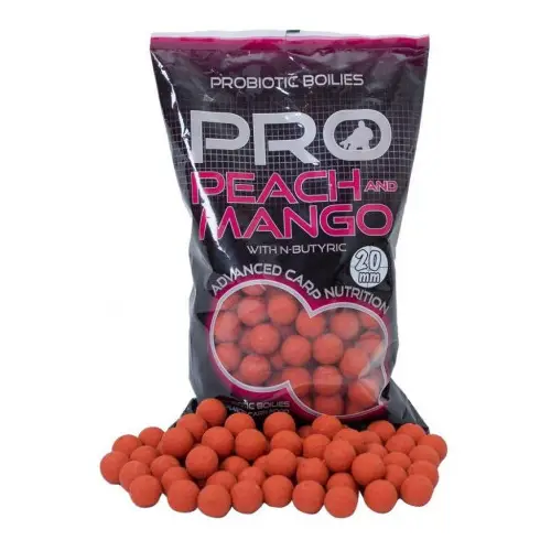 Starbaits Probiotic Peach, Mango Kulki 20mm 1kg