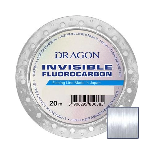 DRAGON Fluorocarbon INVISIBLE 0.22 mm 3.50 kg 20m