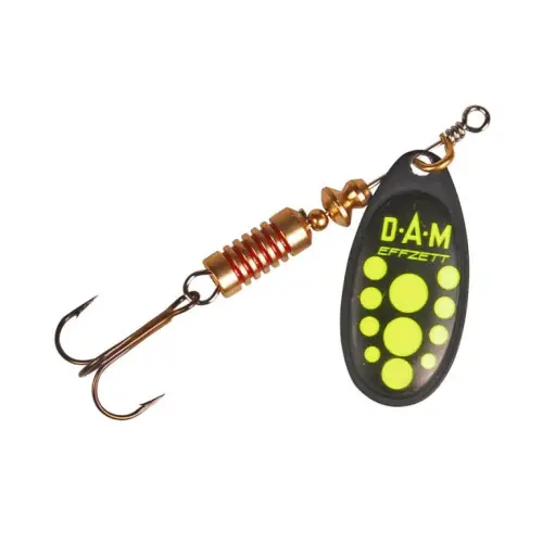 Dam EFFZETT STANDARD SPINNER BLACK YELLOW / 10G
