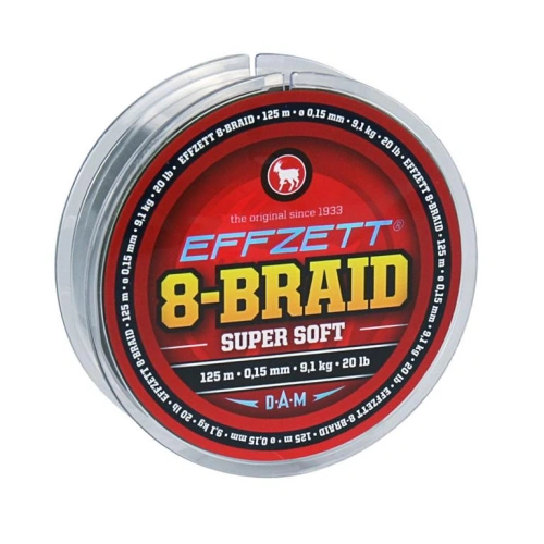 Dam EFFZETT 8-BRAID MOSS GREEN 125M 0.10MM / 6.8KG