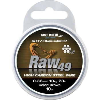 SG Raw49 0.36mm 11kg 24lb Uncoated Brown 10m
