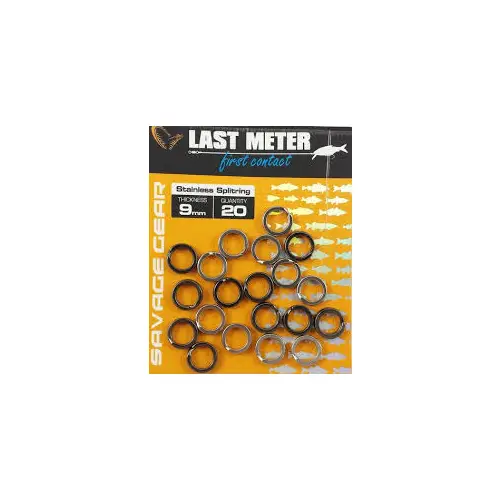 SG Stainless Splitring Mix Forged 7mm SS 19kg 20pc