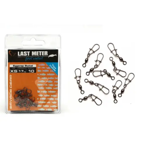 Savage Gear Eggsnap Swivel L 1 26kg BLN 10pcs
