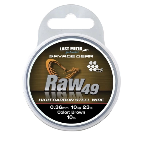 SG Raw49 0.45mm 16kg 35lb Uncoated Brown 10m