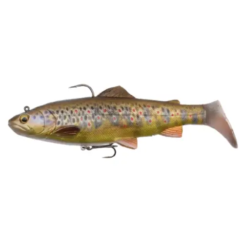 SG 4D Trout Rattle Shad 17cm 80g 03-Dark Brown