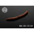 Libra Lures Fatty D Worm 65mm 10szt 038 Brown Kryl