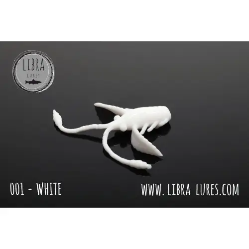 Libra Lures Pro Nymph 18mm 15szt 001 White Kryl
