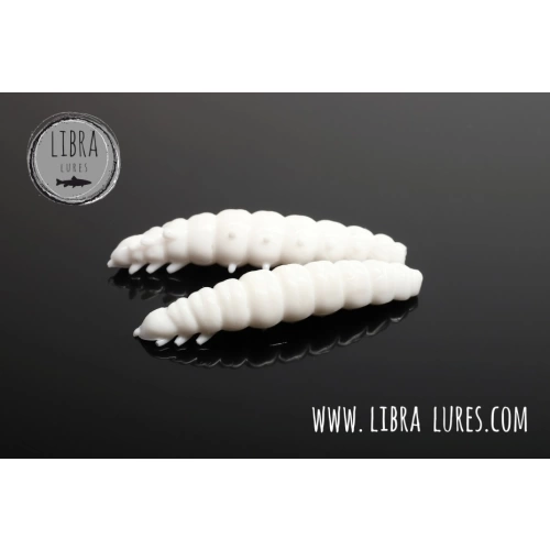 Libra Lures Larva 45mm 8szt 001 White Ser