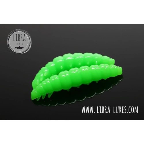 Libra Lures Larva 35mm 12szt 026 Apple Green Kryl