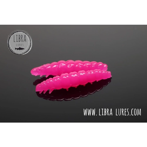 Libra Lures Larva 30mm 15szt 019 HOT PINK Kryl