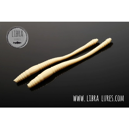 Libra Lures Dying Worm 80mm 12szt 005 Cheese Kryl
