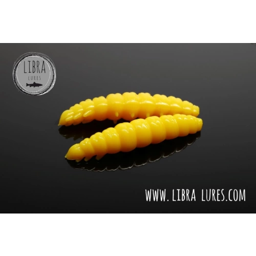 Libra Lures Larva 35mm 12szt 008 Dark Yellow Ser