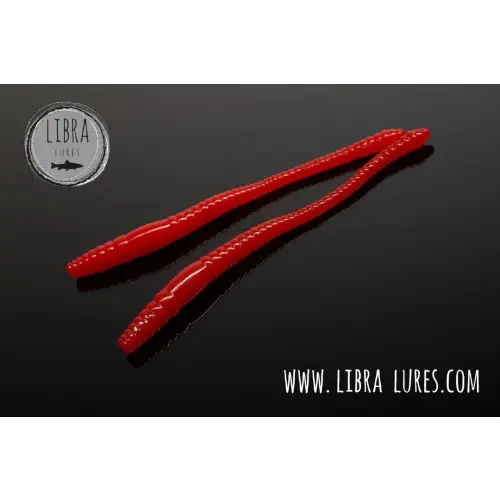 Libra Lures Dying Worm 70mm 15szt 021 Red Ser Libra Lures Dying Worm 70mm 15szt 021 Red Ser