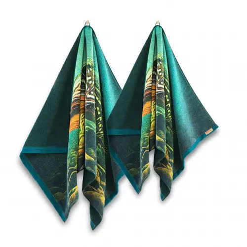 Zwoltex Ręcznik drukowany SZCZUPAK GOTS 50x100cm