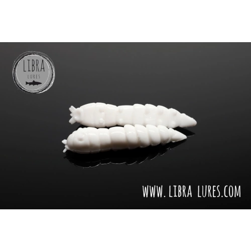 Libra Lures Kukolka 27mm 15szt 001 White Kryl