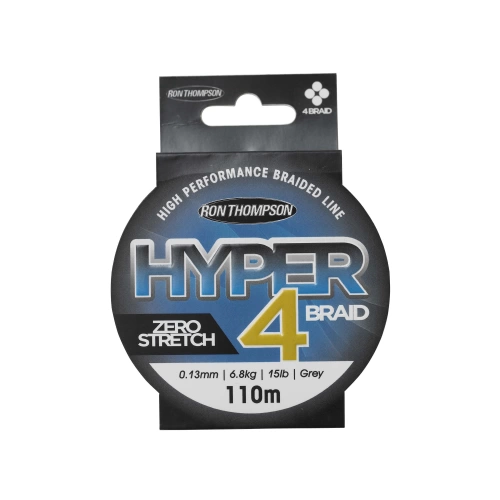 R.T. Hyper 4-Braid 110m 0.10mm 4.5kg-10lb Grey