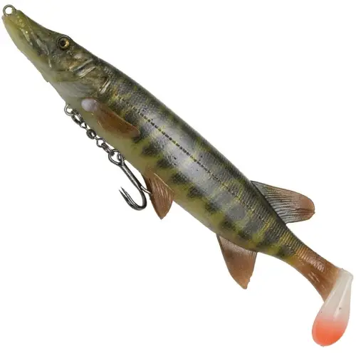 SG 4D Pike Shad 20cm 65g SS 01-Striped Pike