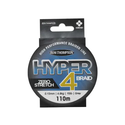 R.T. Hyper 4-Braid 110m 0.20mm 9.9kg-22lb Grey