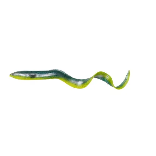 Savage Gear Real Eel 15cm 12g Green Yellow Glitter