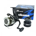 Kolowrotek Okuma AK 6000 BAITFEEDER + zyłka 0,30mm