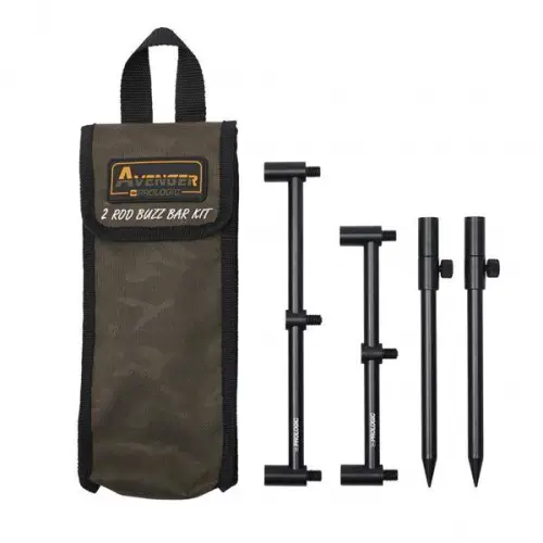 Prologic AVENGER BUZZ BAR KIT CARRYCASE 2 ROD 20-3