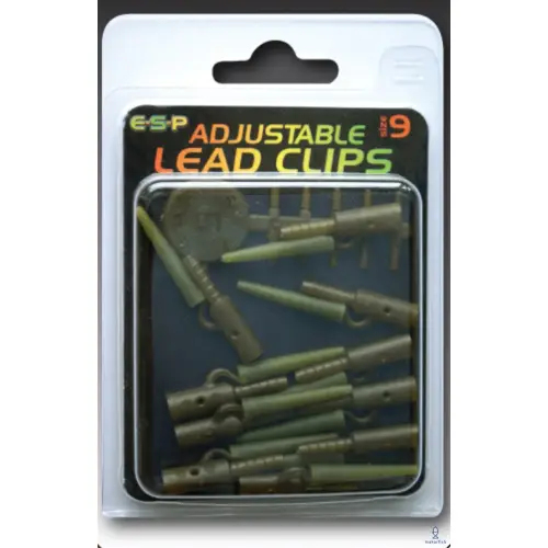 E-S-P ZESTAW KARPIOWY LEAD CLIPS CAMOU