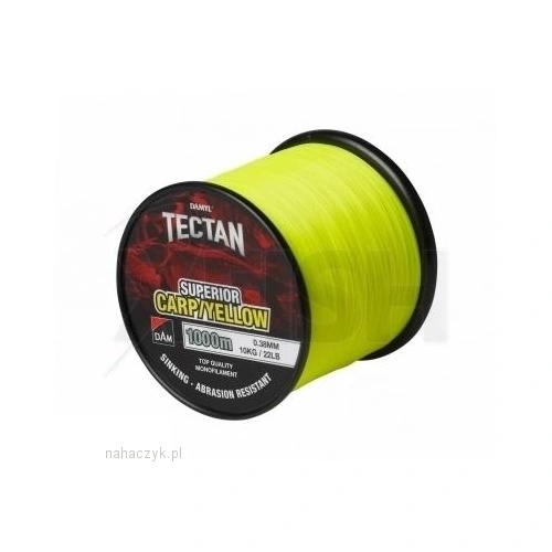 Dam TECTAN SUPERIOR CARP YELLOW 1000M 0.30mm 7kg